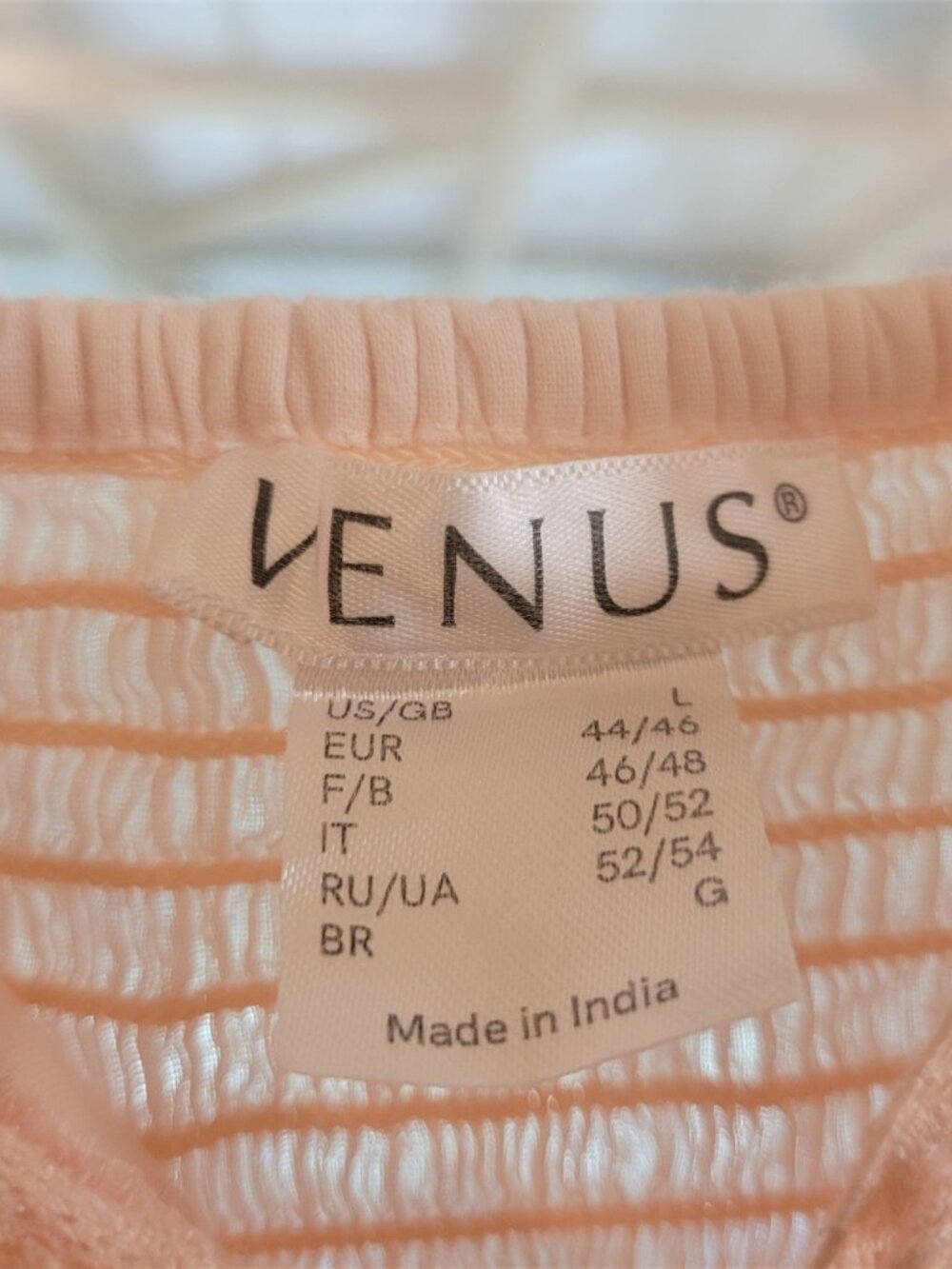 Venus Pink Ruffle Lace Up Maxi Dress, size Large - Picture 8 of 11